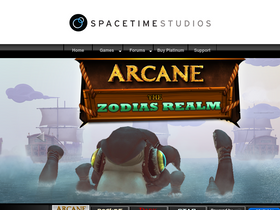 'spacetimestudios.com' screenshot
