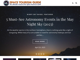 'spacetourismguide.com' screenshot