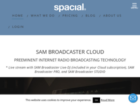 'spacial.com' screenshot