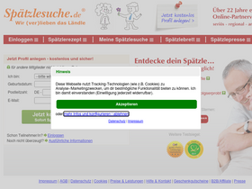 'spaetzlesuche.de' screenshot