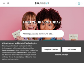 'spafinder.com' screenshot
