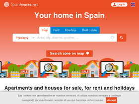 'spainhouses.net' screenshot