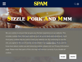 'spam.com' screenshot