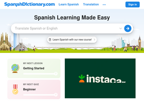 'spanishdict.com' screenshot