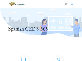 'spanishged365.com' screenshot