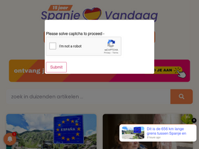 'spanjevandaag.com' screenshot