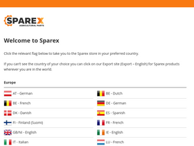 'sparex.com' screenshot