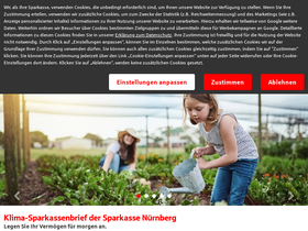 'sparkasse-nuernberg.de' screenshot