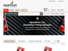 'sparkfun.com' screenshot