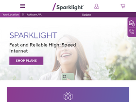 'sparklight.com' screenshot