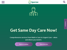 'sparrow.org' screenshot