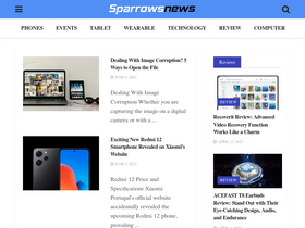 'sparrowsnews.com' screenshot
