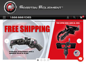 'spartanequipment.com' screenshot