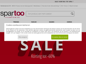 'spartoo.nl' screenshot