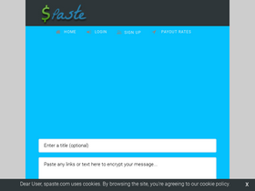 'spaste.com' screenshot