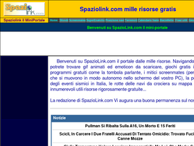 'spaziolink.com' screenshot