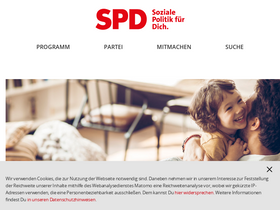'spd.de' screenshot