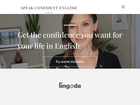 'speakconfidentenglish.com' screenshot