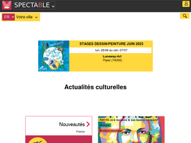 'spectable.com' screenshot