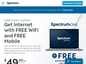 'spectrum.com' screenshot
