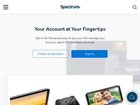 'spectrum.net' screenshot
