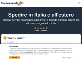 'spediresubito.com' screenshot