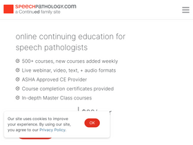 'speechpathology.com' screenshot