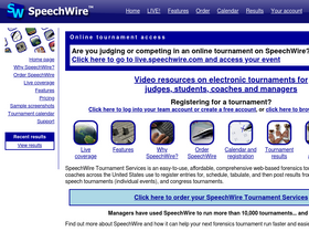 'speechwire.com' screenshot