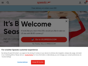 'speedo.com' screenshot