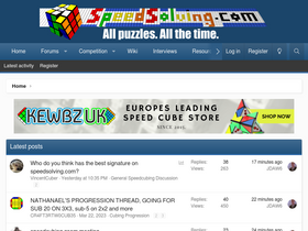 'speedsolving.com' screenshot