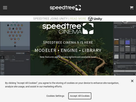 'speedtree.com' screenshot