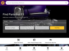 'speedwaymotors.com' screenshot