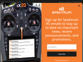 'spektrumrc.com' screenshot
