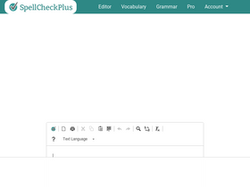 'spellcheckplus.com' screenshot