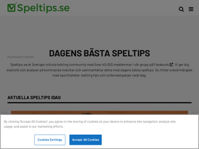 'speltips.se' screenshot