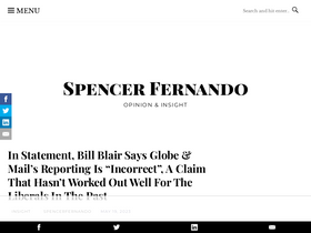 'spencerfernando.com' screenshot