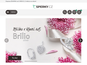 'sperky.cz' screenshot