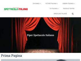 'spettacoloitaliano.it' screenshot