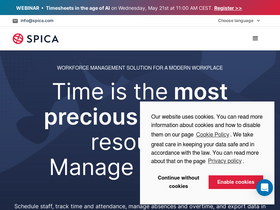 'spica.com' screenshot