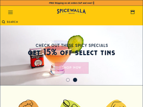 'spicewallabrand.com' screenshot