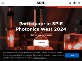 'spie.org' screenshot