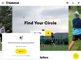 'spikeball.com' screenshot