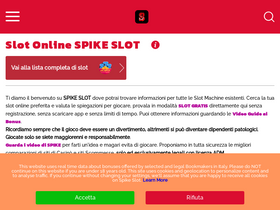 'spikeslot.com' screenshot
