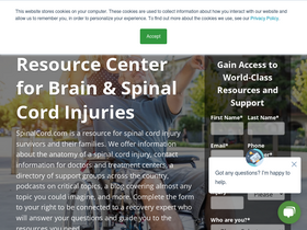 'spinalcord.com' screenshot