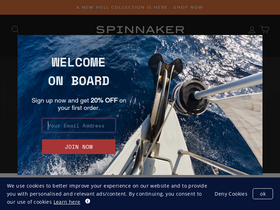 'spinnaker-watches.com' screenshot