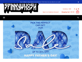 'spinnywhoosh.com' screenshot