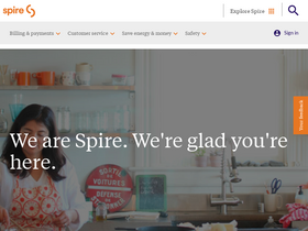 'spireenergy.com' screenshot