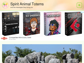'spirit-animals.com' screenshot