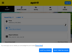 'spirit.com' screenshot