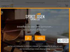 'spirituosen-superbillig.com' screenshot